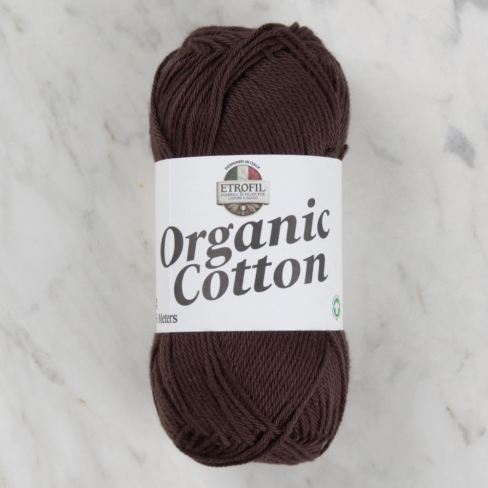 Etrofil Organic Cotton Kahverengi El Örgü İpi - 77224